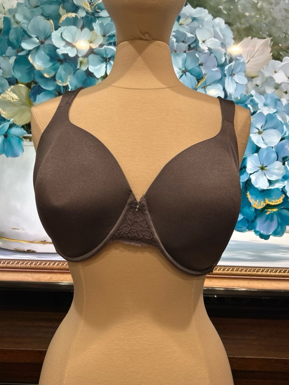 Vanity Fair Charcoal Gray Full-Coverage Underwire Bra